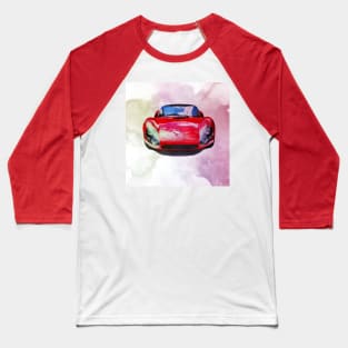 Vintage Alfa Romeo in watercolor Baseball T-Shirt